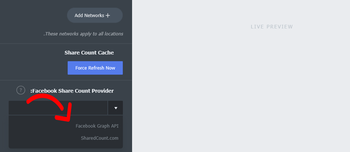 كيفية إضافة أزرار المشاركة الاجتماعية في ووردبريس (4 طرق سهلة) 37 اختر SharedCount.com كواجهة برمجة التطبيقات لحساب عدد المشاركات
