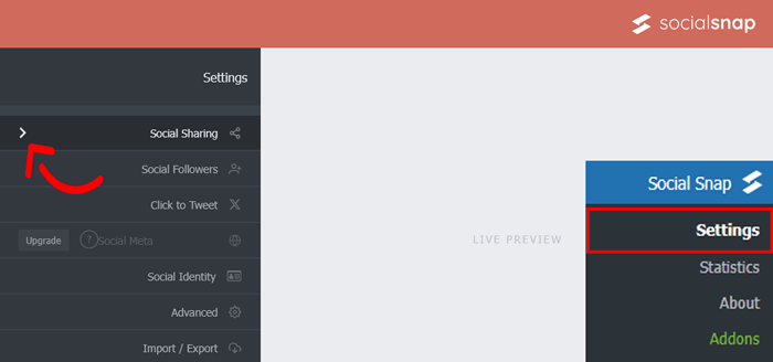 كيفية إضافة أزرار المشاركة الاجتماعية في ووردبريس (4 طرق سهلة) 24 توسيع علامة التبويب المشاركة الاجتماعية