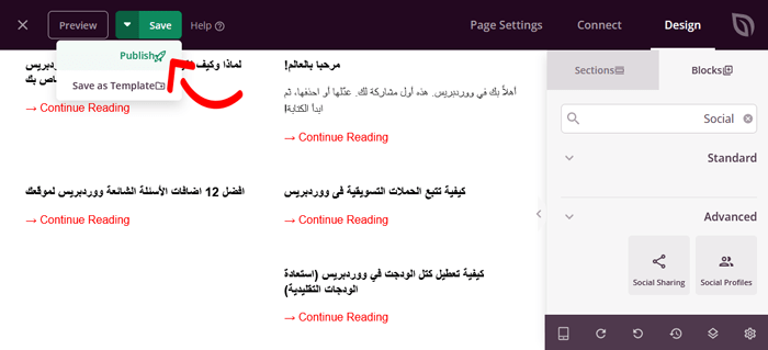 كيفية إنشاء صفحة أرشيف مخصصة في ووردبريس 37 نشر صفحة الأرشيف المخصصة لـ SeedProd