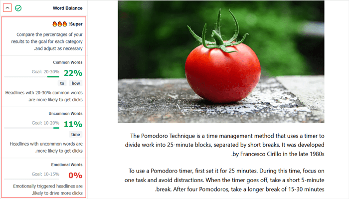 كيفية إعداد All in One SEO for WordPress بشكل صحيح (الدليل النهائي) 19 AIOSEO SEO Headline Analyzer Recommendations