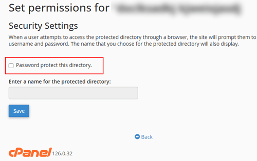 كيفية إصلاح خطأ 401 في ووردبريس (7 حلول) 5 تعطيل حماية كلمة المرور في cPanel