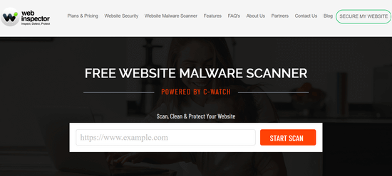 أفضل 10+ فحوصات امان ووردبريس للكشف عن البرامج الضارة والاختراقات 8 Web Inspector