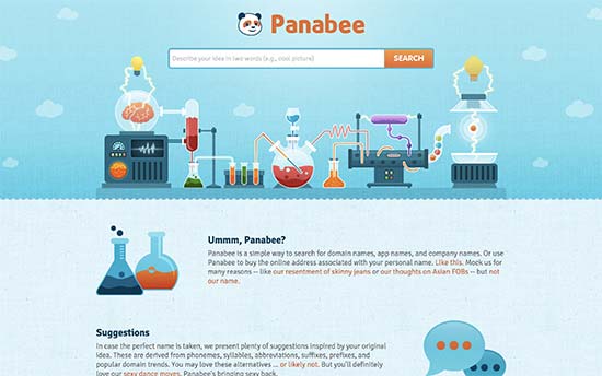 أفضل 12 مولدات اسم الدومين لمساعدتك في اختيار الدومين الخاص بك (سريع) 9 Panabee