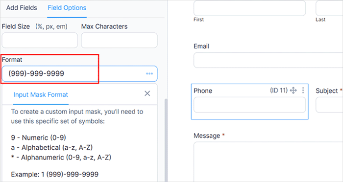 كيفية منع هجمات حقن SQL في ووردبريس (7 نصائح) 7 إضافة تنسيق رقم الهاتف
