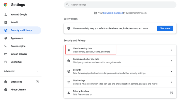 ما هي: ملفات تعريف الارتباط 1 حذف ملفات تعريف الارتباط في كروم