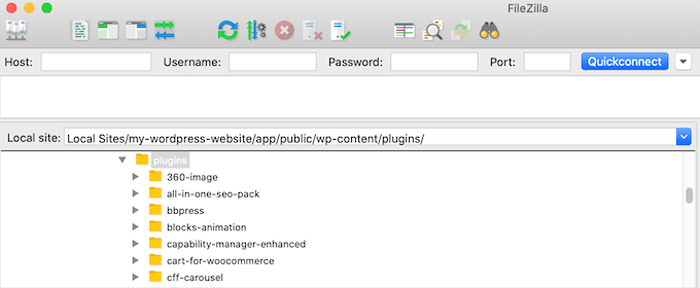 ما هو: WordPress Core 4 عميل FTP ووردبريس