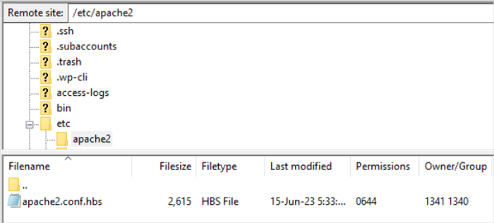 ما هو خطأ 414 Request URI Too Long وكيفية إصلاحه 5 الوصول إلى ملفات تكوين Apache