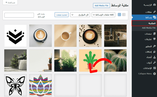 كيفية إصلاح خطأ ’Failed To Load Resource‘ في ووردبريس 2 استبدال الصورة المفقودة