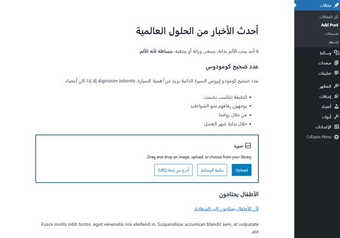 كيفية النسخ واللصق في ووردبريس دون مشاكل في التنسيق 4 تم الآن نسخ النص من وورد إلى منشور ووردبريس الخاص بنا