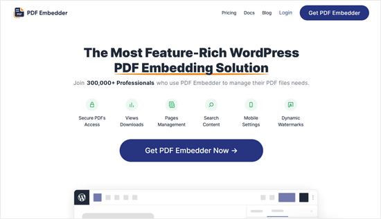 كيفية تحميل ملفات PDF إلى موقع ووردبريس الخاص بك 7 PDF Embedder